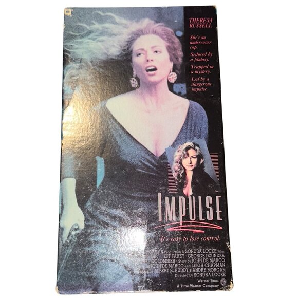 Impulse (VHS) 1989 thriller stars Theresa Russell and Jeff Fahey - Picture 1 of 8